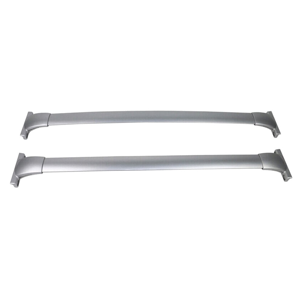 Geelife 2PCS Roof Rack Top Cross Bar Rail Set - Chrome - Walmart.com