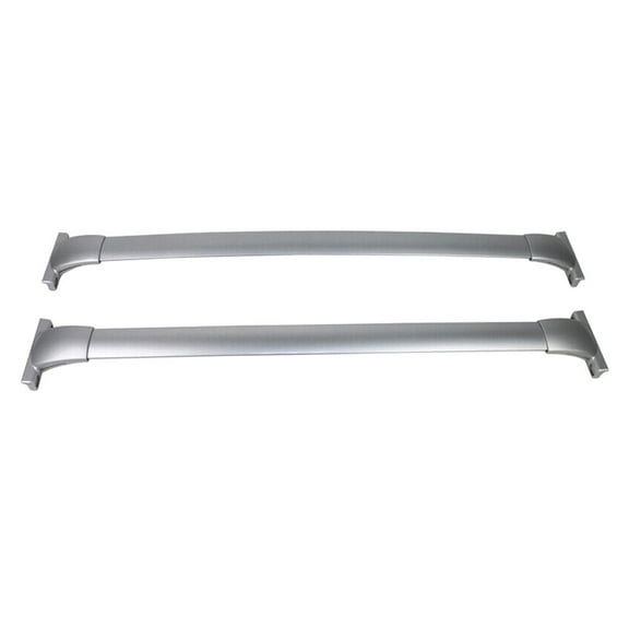 Geelife 2PCS Roof Rack Top Cross Bar Rail Set - Chrome
