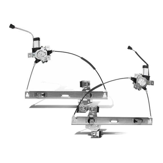 Geelife 2Pcs Power Window Regulator w/ Motor for Hummer H2 2003-2009 RearLeft & Right