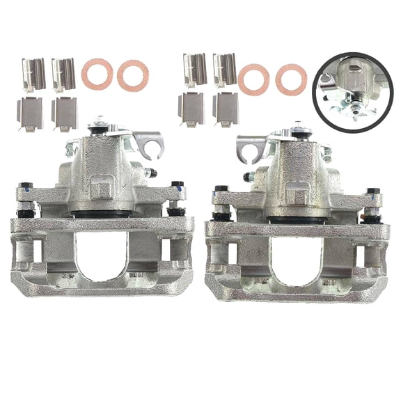 Geelife 2x Brake Caliper Rear For C/V Grand Caravan Routan Town & Country w/ Bracket