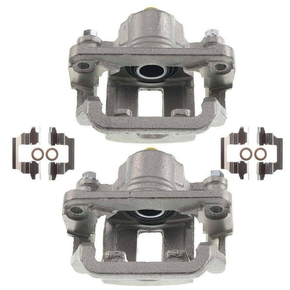Geelife 2x Disc Brake Caliper w/ Bracket Rear For 2008-2013 Rogue 2014-2015 Rogue Select