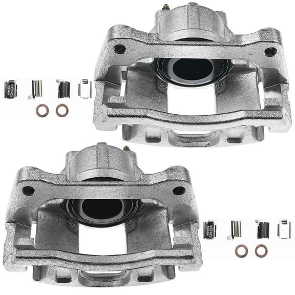 Geelife 2x Front Left & Right Brake Caliper w/Bracket for Chrysler Dodge Jeep Volkswagen
