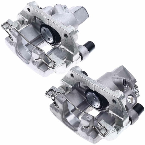 Geelife 2x Rear Left & Right Brake Calipers w/ Bracket For Mazda 3 Volvo C30 C70 S40 V50