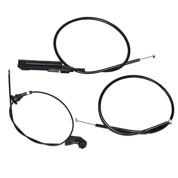 Geelife 3PCS For 1997-2003 525 528 530 540 M5 E39 Engine Bowden Cable Hood Release Wire