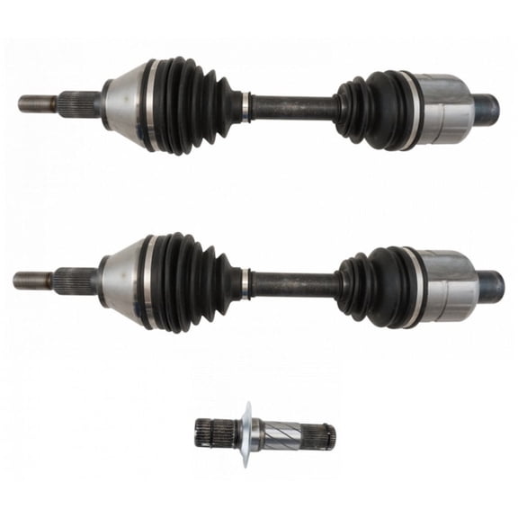 Geelife 3pc Front CV For 12-18 1500 19-20 1500 Classic Axle Shaft Assembly Set 4WD Truck