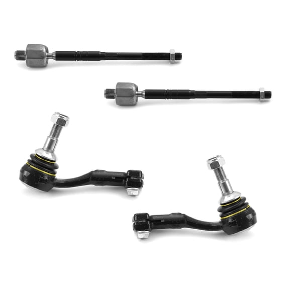 Geelife 4 PCS Inner and Outer Tie Rod End Kit EV800564, ES800662, ES800663