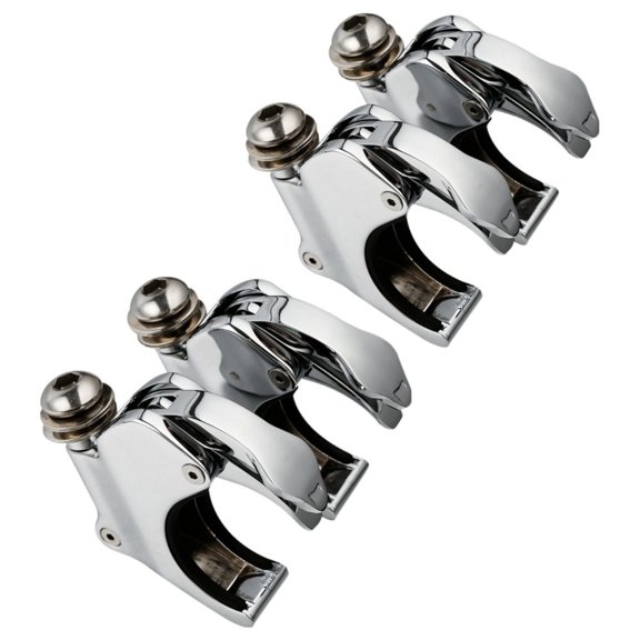 Geelife 49mm 4PCS Windshield Windsreen Clamps For Dyna V-Rod Fat Bob Street Bob FXDB US
