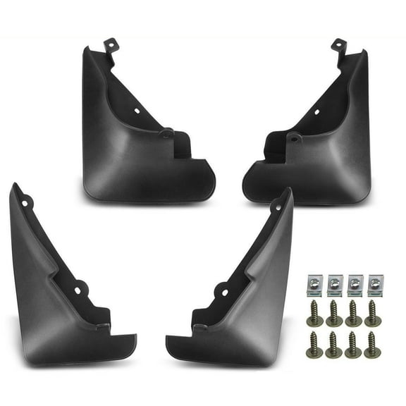 Geelife 4Pcs Splash Guards Mudflaps Mudguards Front & Rear For 87-91 Toyota Camry Sedan