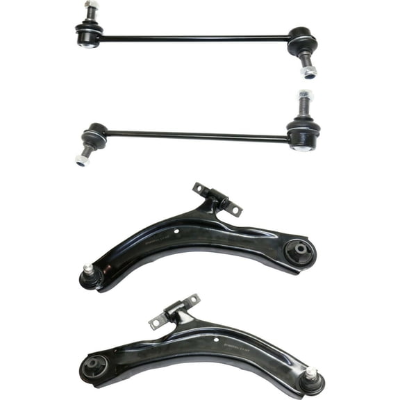 Geelife 4pc Front Lower Control Arm and Stabilizer Link Kit For Rogue Rogue Select