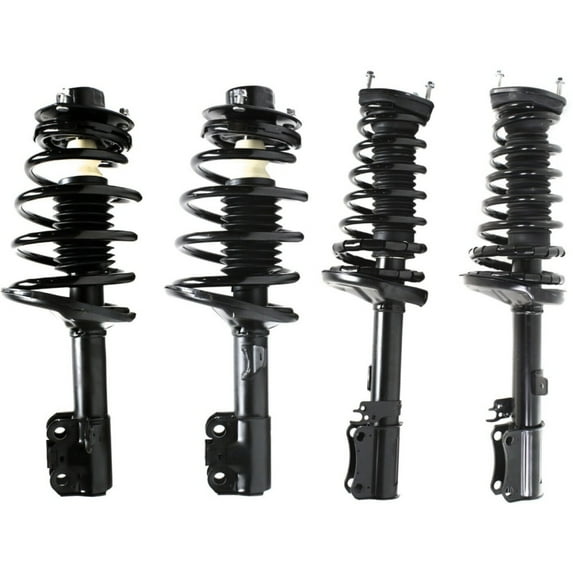 Geelife 4pc Front & Rear Loaded Strut Assembly For 97-01 ES300 97-03 Avalon 97-01 Camry