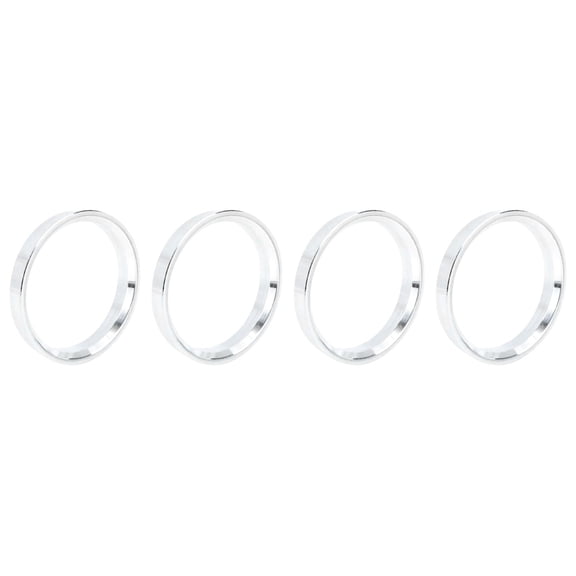 Geelife 4pcs 65.1 to 57.1 mm Aluminium Alloy Car Hub Rings Wheel Bore Spacer
