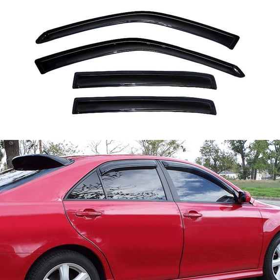 Geelife 4pcs Out Channel Style Sun Rain Window Visors Visor for 94005