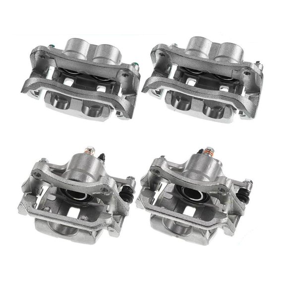 Geelife 4x Brake Caliper w/ Bracket for Toyota Highlander 10-13 2.7L 3.5L Front & Rear