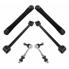 Geelife 6-pc Suspension Kit Upper Lower Control Arms Sway Bar Links For Dodge Mega Cab