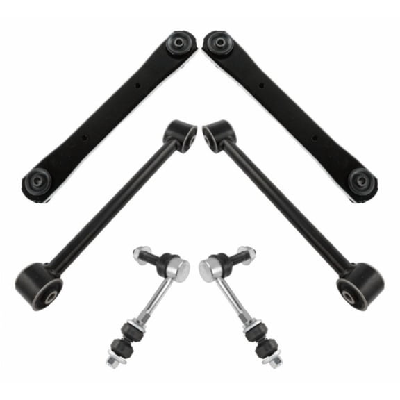 Geelife 6-pc Suspension Kit Upper Lower Control Arms Sway Bar Links For Dodge Mega Cab