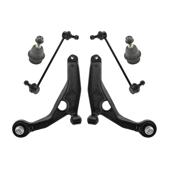 Geelife 6pc Suspension Kit Control Arms Ball Joints Sway Bar Links for Dodge Journey