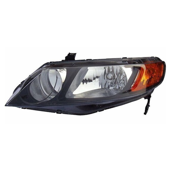 Geelife 78TQ74H Left Headlight Assembly For Honda 2006-2008 Honda Civic