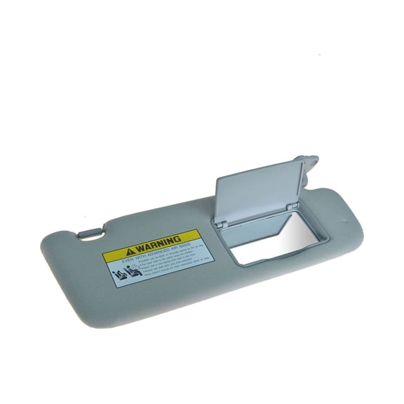 Geelife 85202-0A750-QSQH Sun Visor With Lighted Mirror Gray Right For 06-08 Sonata Sedan