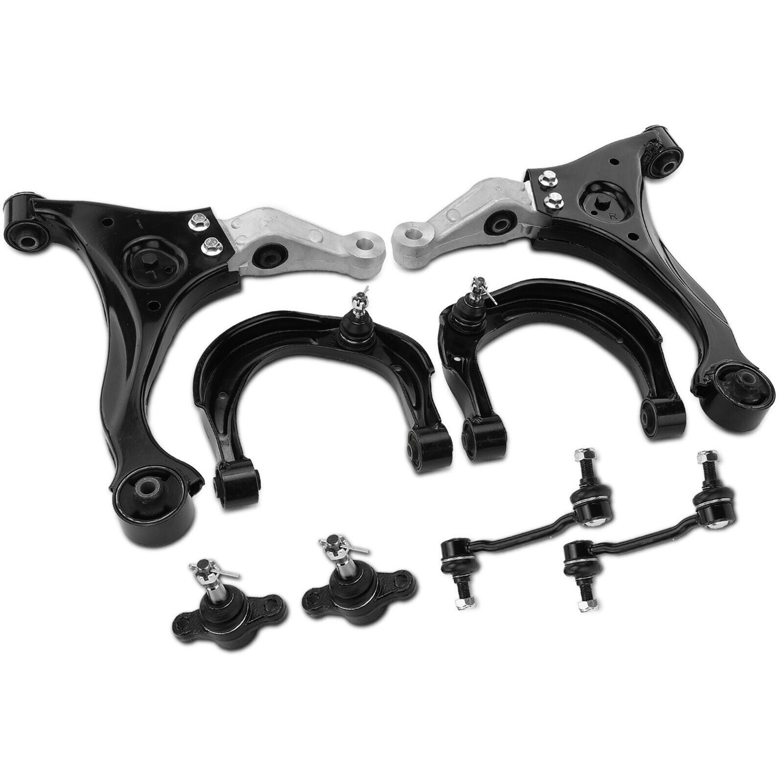 8pc Front Suspension Kit For Hyundai Sonata 2002-2005, XG300/350 & Kia Amanti - Tie Rods, Ball Joints, Sway Bar Links