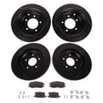 thumbnail image 1 of Geelife Black Drill Slot Brake Rotors + Ceramic Pads For 2007-2017 Chrysler Dodge Jeep, 1 of 7