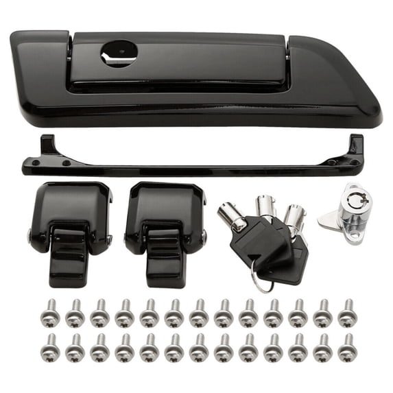 Geelife Black Pack Trunk Lids Latches For 2014-2020 Harley-Davidson Tour Pak Davidson