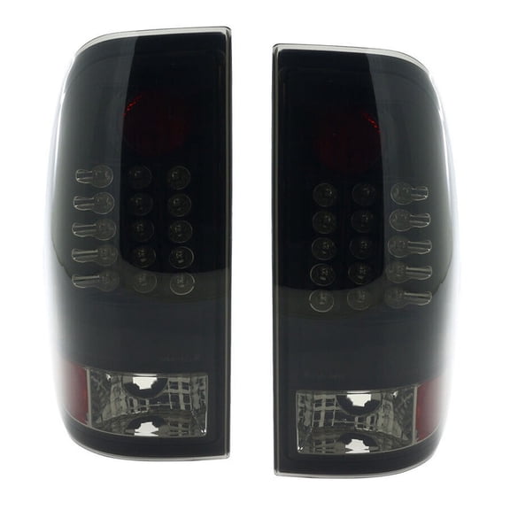 Geelife Black/Smoke Tail Lights F350 F450 F550 SuperDuty LED