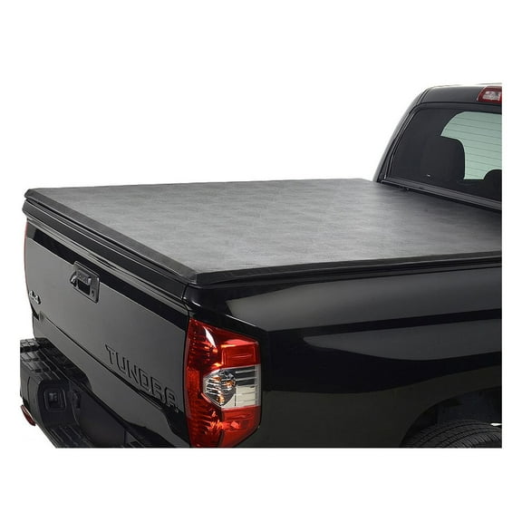 Geelife Black Soft Roll-Up Tonneau Cover Fit 04-14 F150 06-08 Mark LT 6.5' Styleside Bed