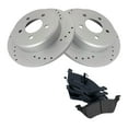 thumbnail image 1 of Geelife Brake Pad Performance Rotor Kit Ceramic Rear w/Chemicals, 1 of 9