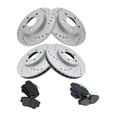 thumbnail image 1 of Geelife Brake Pad & Performance Rotor Kit Metallic Front & Rear Taurus, 1 of 9