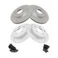 thumbnail image 1 of Geelife Brake Performance Rotor & Posi Ceramic Pad Front & Rear Kit w/Chemicals, 1 of 8