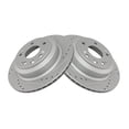 thumbnail image 1 of Geelife Brake Rotor Drilled & Slotted Coated Rear For 2005-2012 RL Base 2008 RL Elite RL, 1 of 9