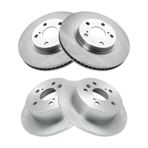 Geelife Brake Rotor Front & Rear Kit of 4 For Lexus ES350 Toyota Avalon Toyota Camry