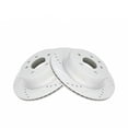 thumbnail image 1 of Geelife Brake Rotor Performance Drilled Slotted Rear Pair For INFINITI Nissan, 1 of 9