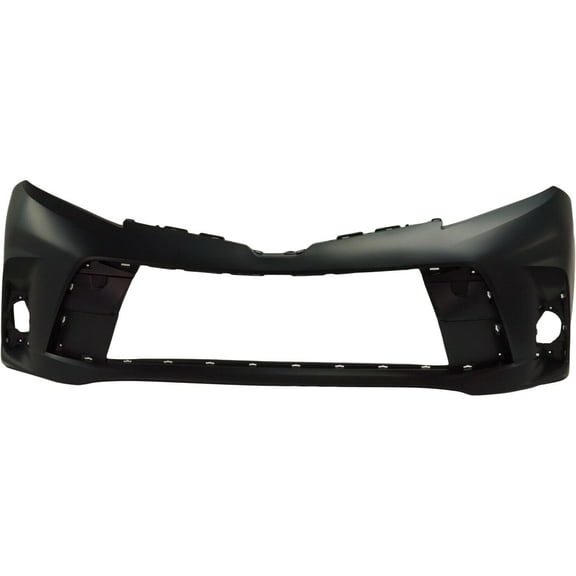 Geelife Bumper Cover Facial Front For 2018-2020 Toyota Sienna Mini Passenger Van