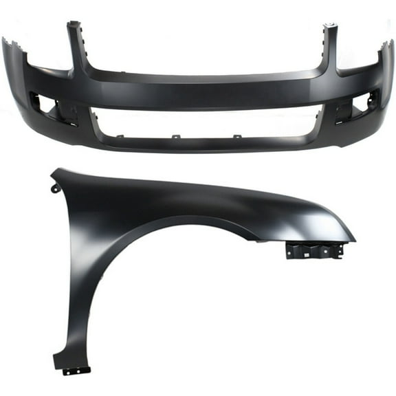 Geelife Bumper Cover Fender For 2006-2009 Ford Fusion Sedan Front Kit