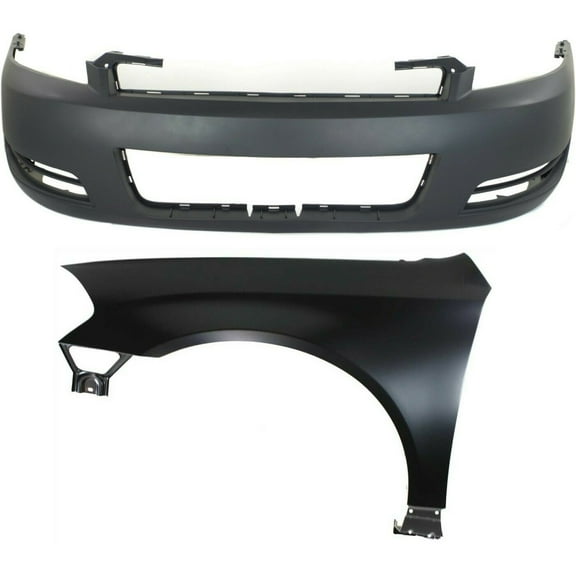 Geelife Bumper Cover Fender For Chevrolet Impala Chevrolet Impala Limited Set of 2 Front