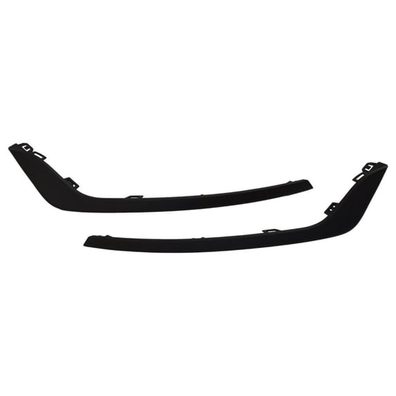 Geelife Bumper Face Bar Trims Molding Step Pads Set of 2 Front Driver & Passenger Pair