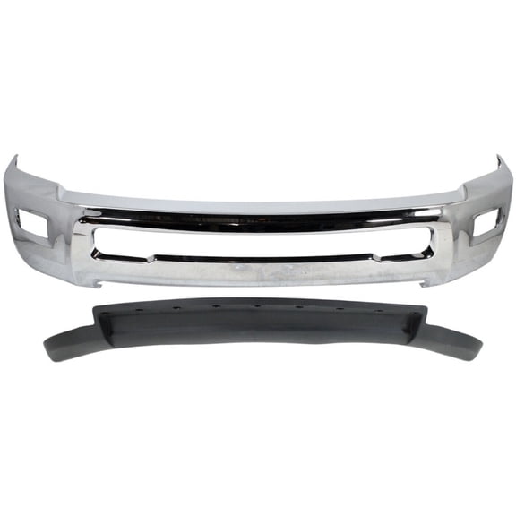 Geelife Bumper Face Bars Set of 2 Front Chrome for Ram Truck 2500 Dodge 3500 11-12 Pair