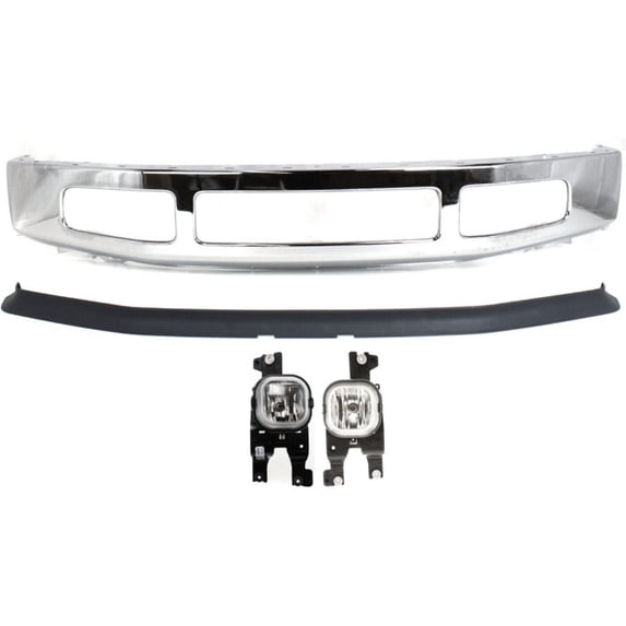 Geelife Bumper Fog Light Valance For Ford F-250 Super Duty F-350 Super Duty Kit Front
