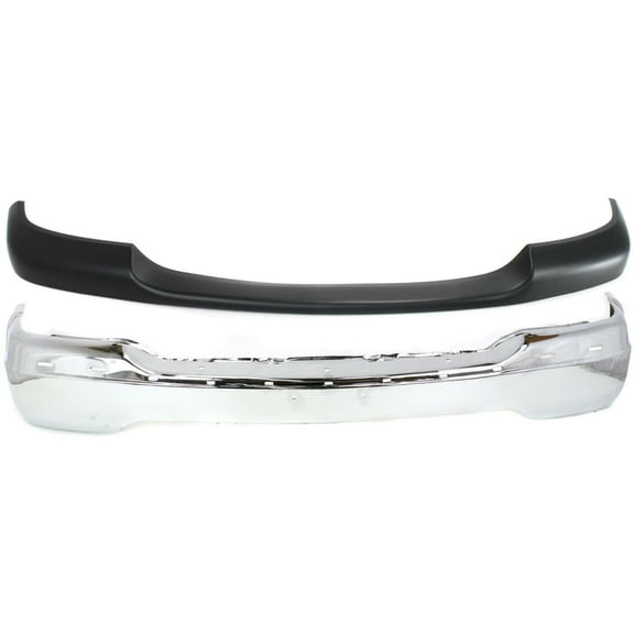 Geelife Bumper For 1999-2002 GMC Sierra 1500 Front Bumper Trim Set of 2