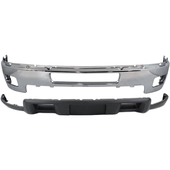Geelife Bumper Kit For Chevy 11-14 Silverado 2500 HD 11-14 Silverado 3500 HD Front 2Pc