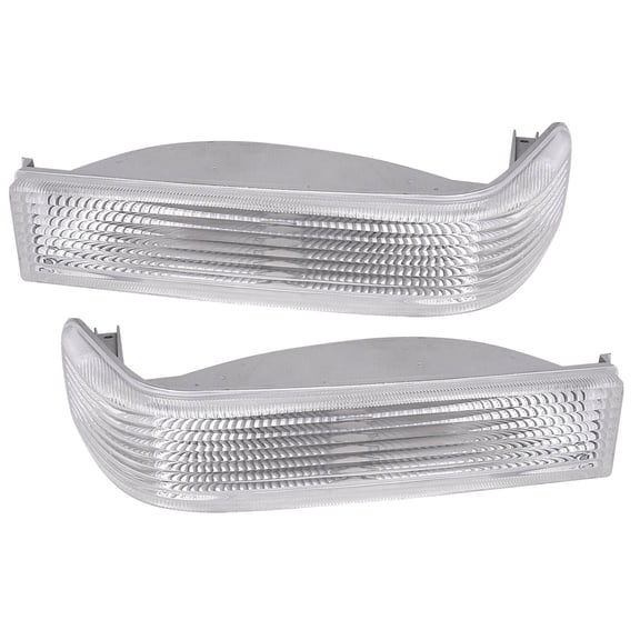 Geelife Bumper Lights Clear Parking Turn Signal Lamps