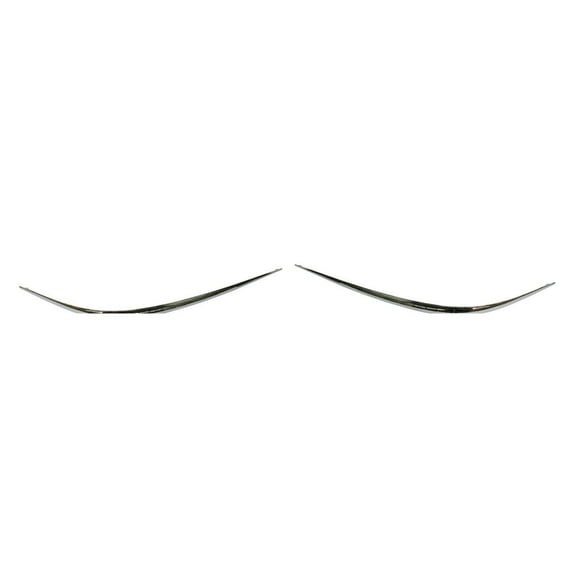 Geelife Bumper Trim For 2003-2008 Mercedes-Benz 211 Chassis Set of 2 Front LH & RH