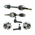 thumbnail image 1 of Geelife CV Axle Shafts Wheel Hub Assemblies Outer Tie Rod Ends Set 6pc For Sable Taurus, 1 of 6