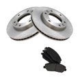 thumbnail image 1 of Geelife Ceramic Front Brake Pads & Rotors Kit LH & Fits Entourage Sedona, 1 of 8