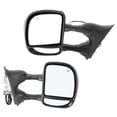 thumbnail image 1 of Geelife Chrome/Black Power Heated Signal Tow Mirrors Pair Set For Ford Super Duty, 1 of 12