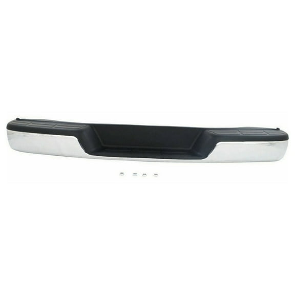 Geelife Chrome Rear Step Bumper Assembly For 1996-2020 Chevy Express GMC Savana Van