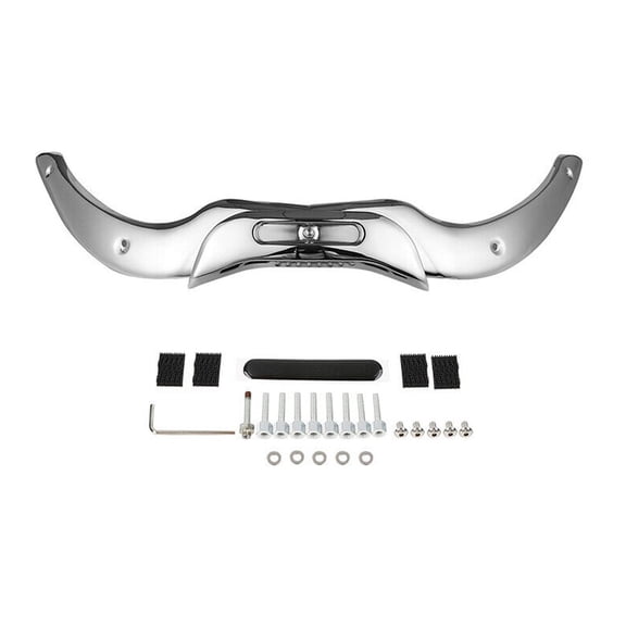 Geelife Chrome Windshield Windscreen Trim Kit For 2004-2013 Road Glide FLTR EFI FLTRI