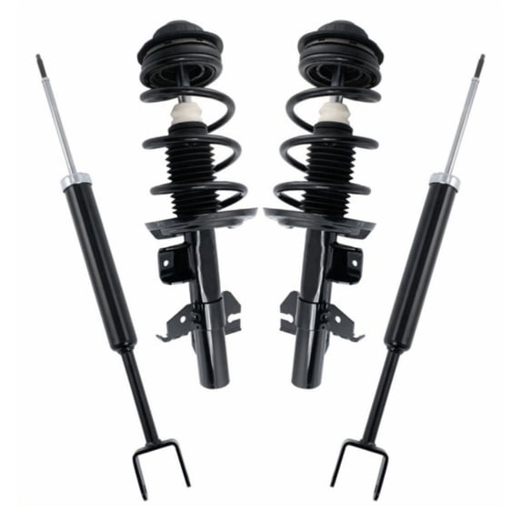 Geelife Complete Loaded Strut Spring Assembly Shock Front Rear Kit Set 4pc For Dodge
