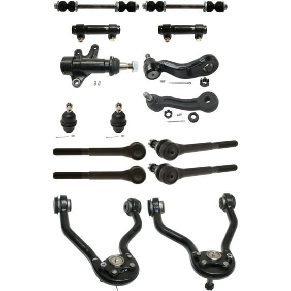Geelife Control Arm Ball Joint Suspension Kit Front Driver & Passenger Side for Chevy